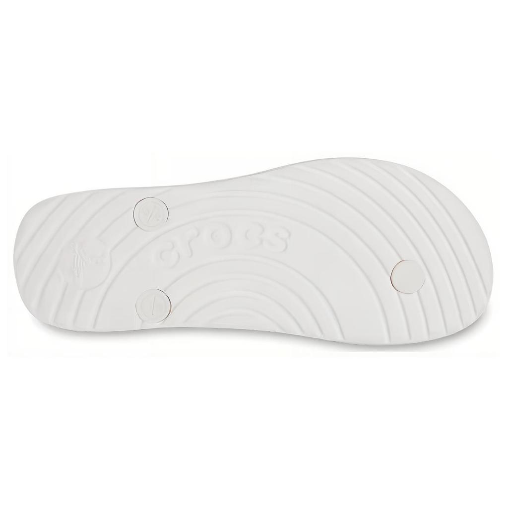 Crocs Шлепанцы с открытым носком, унисекс, белые 210089-100