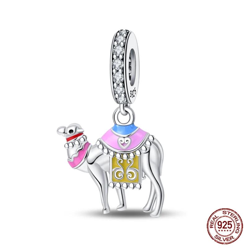 Медные Шармы-Подвески для Путешествий на Воздушном Шаре, Подходят для Оригинального Браслета, Камера, Шарм Эйфелева Башня, DIY Ювелирные Изделия