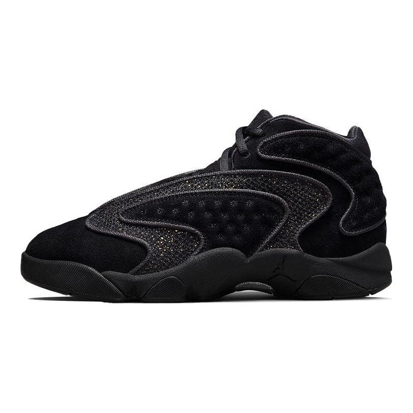 Air Jordan OG черные женские кроссовки металлик золото DO1850-007