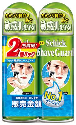 Schick Medicated Shave Guard пена для бритья W Pack