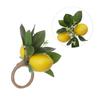 Simulation Lemon Napkin Ring Napkin Ring Holder Furniture Restaurant Table Decoration