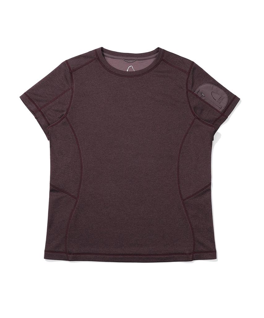 SIERRA DESIGNS W) Розовая футболка с коротким рукавом Rosa Burgundy