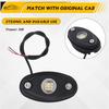 4Pcs 9LED Super Bright Rock Light Kit LED Waterproof LED Neon Underglow Light For Off Road Truck Boat