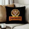 JJagermeisteres Logo Pillow Gifts Home Office Furnishings Bedroom Sofa Car Cushion Cover case xcm