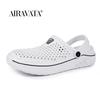 Mens Womens Summer Clogs Fashion Non-Slip Breathable Sandals Garden Bath Slippers Couples Shoes