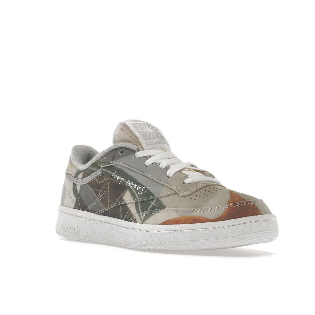 Reebok Eames x Club C 85 Состав Обувь Белый Холодный Серый Унисекс Кроссовки GY1068