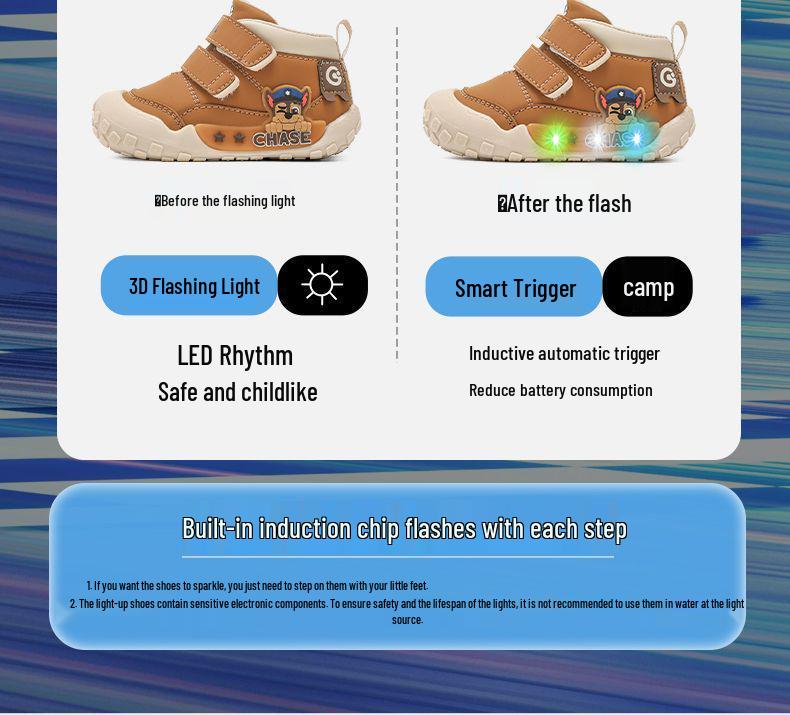 Autumn 2025 Paw Patrol Light-Up Shoes: Trendy, Versatile, and Fashionable for Toddlers and Small Children