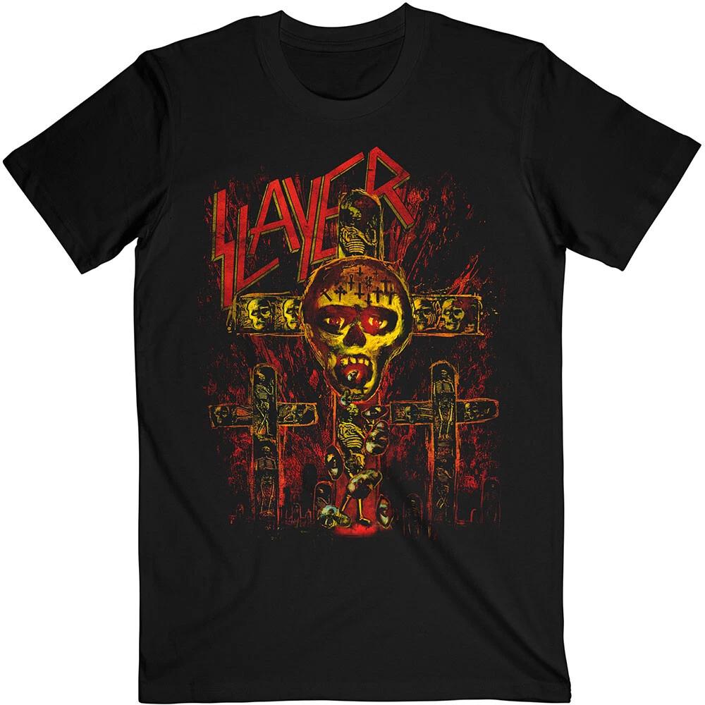 Slayer SOS Crucifiction Shirt Thrash Metal T-Shirt Band Tshirt