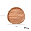 ZISIZ Деревянная тарелка для подачи суши и закусок из акации