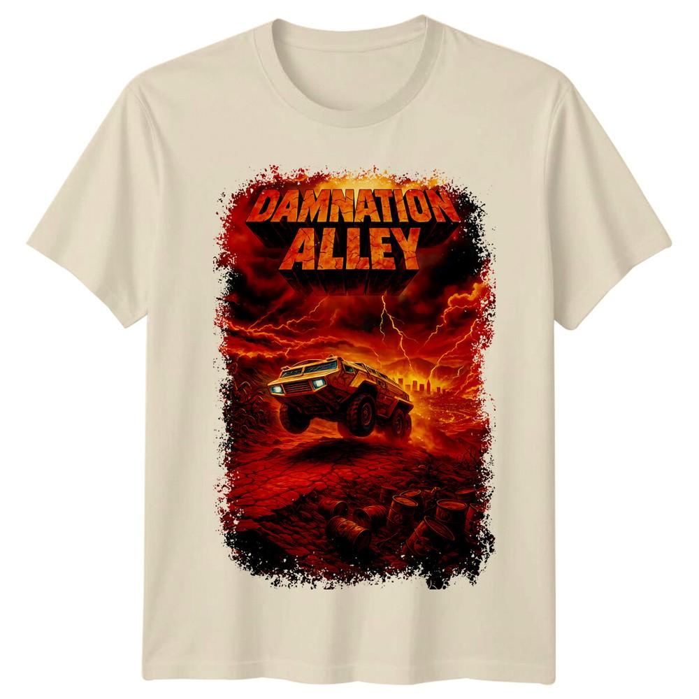 Damnation Alley 1977 Movie Poster Inspired Tshirt Retro 80s Tee