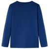 T-shirt pour enfants à manches longues bleu jean 92/104/116/128/140