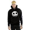 Nightmare Before Christmas Mens Jack Skellington Face Cotton Hoodie