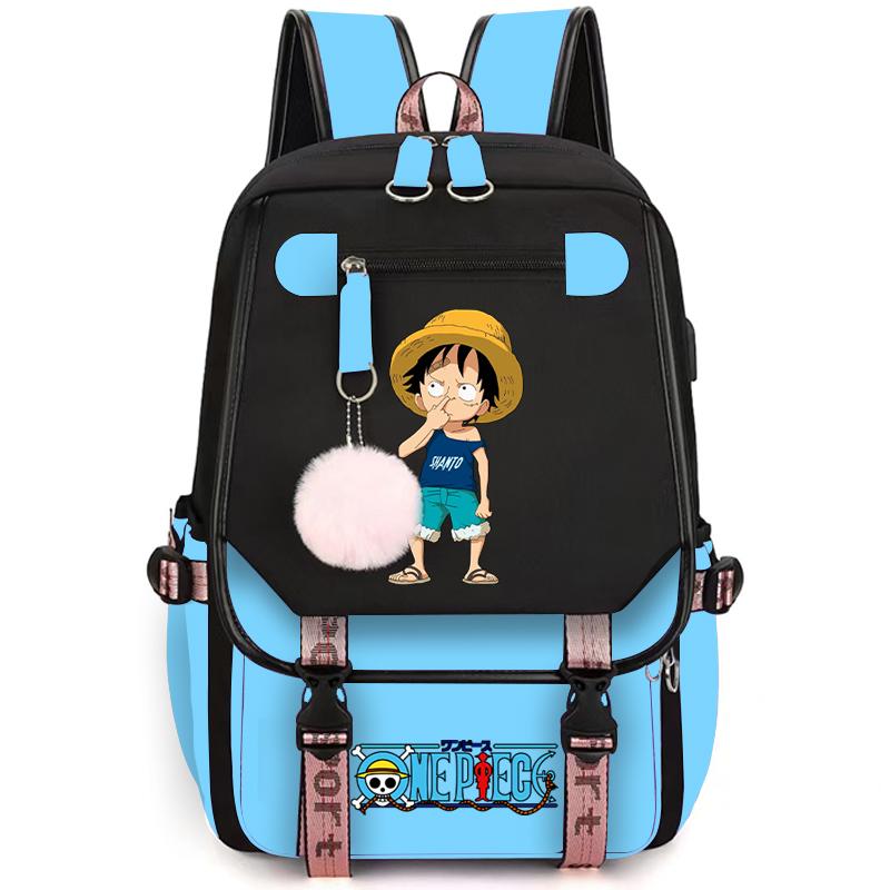 Аниме One Piece унисекс универсальный рюкзак водонепроницаемый рюкзак для студентов ежедневная сумка для книг для детей подарки для мужчин и женщин дорожная сумка для отдыха Mochila