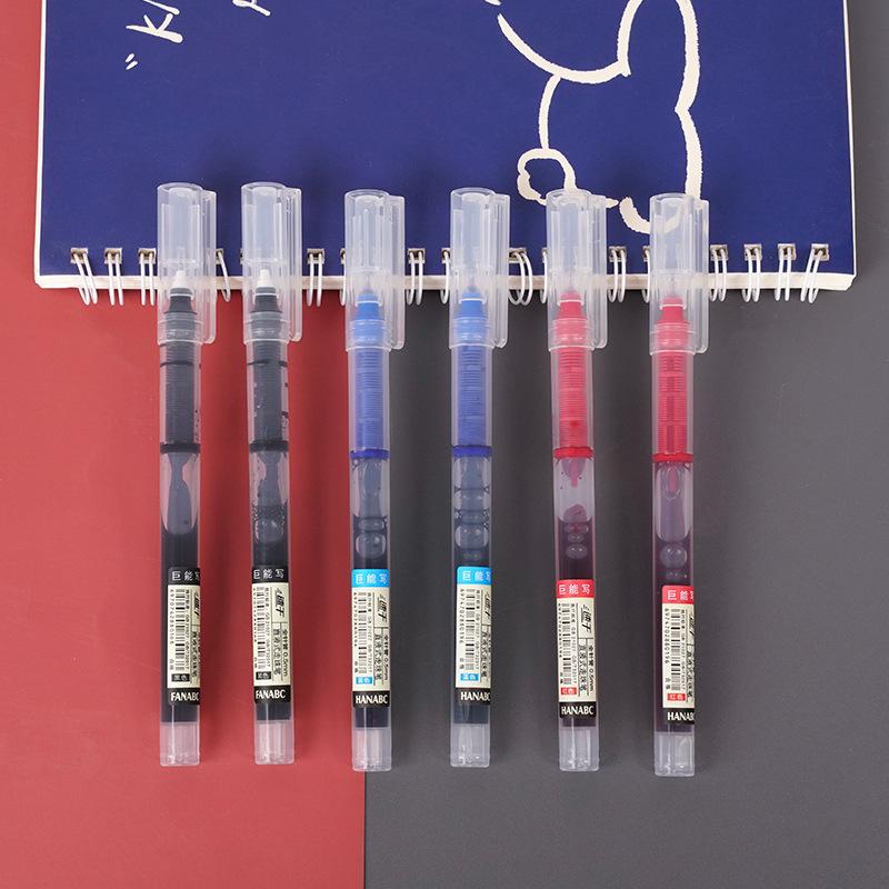 New 10Pcs High Quality Needle Type Gel Pens Straight Liquid Ballpoint Pen Kawaii Stationery School Office Supplies Writing
