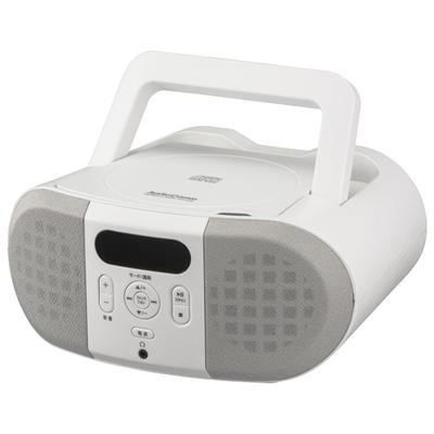 OHM AudioComm CD-радио с двойным питанием, Белый | OHM Electric RCR-230N 03-5555