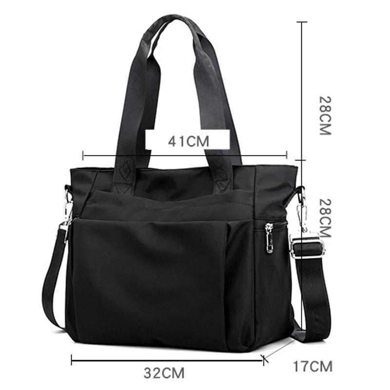 Nylon Bag Women Casual Handbag Messenger Bag Waterproof Nylon Shoulder Bag Large Capacity Mummy Handbags Tote Crossbody Purse