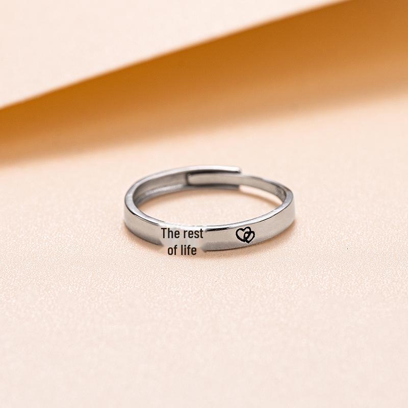 Banyan Tree S925 Silver Engraved Couple Ring: Your Life's Niche Trend for Men and Women
