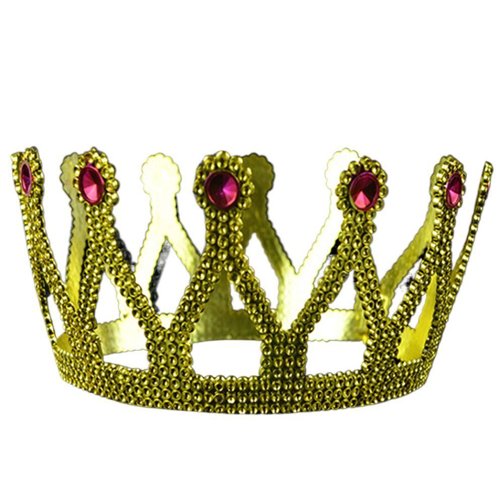 Charles Coronation Ceremony Hairpin King'S Crown Circular Tiaras Princess Crown Nine Diamond Crown
