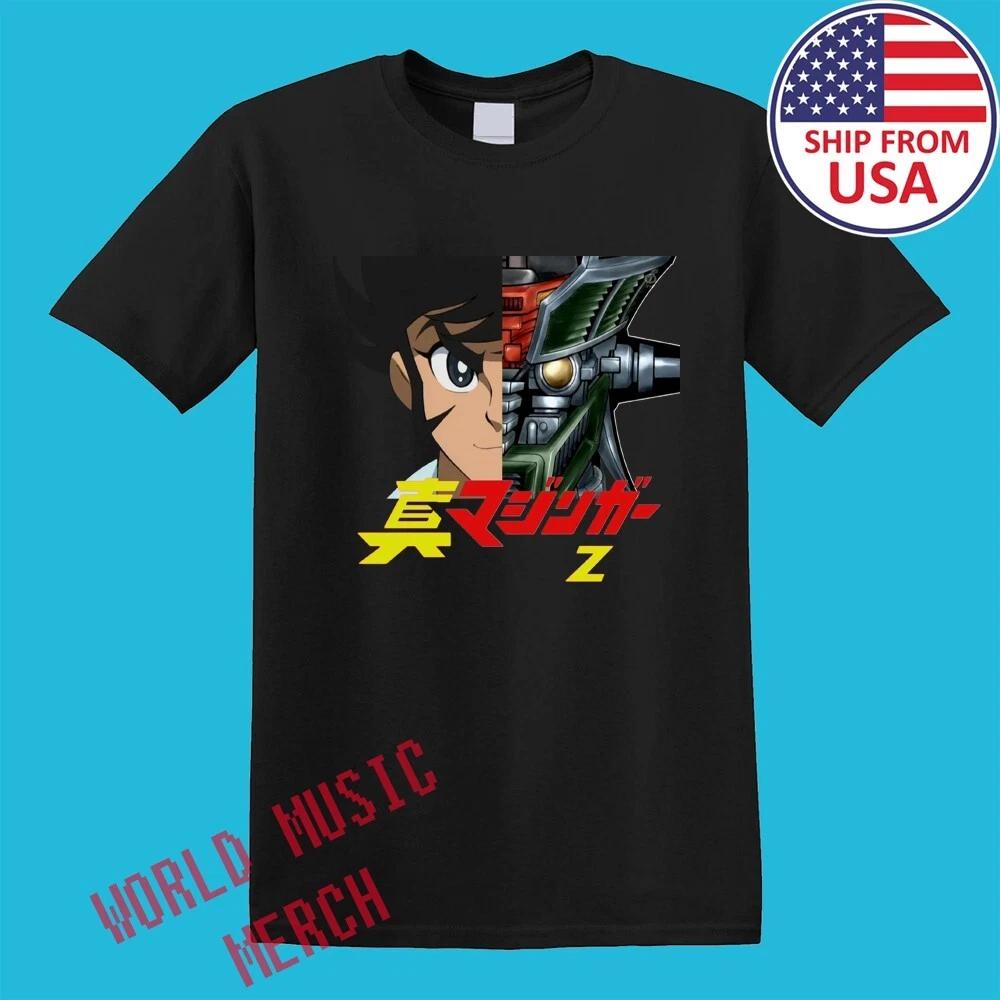 SHIN MAZINGER Z Men's Black Grey Size S-5XL
