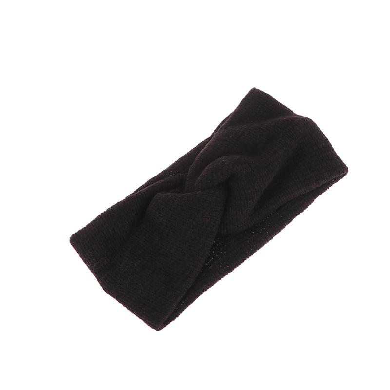 Повязки на голову крест-накрест, вязаные, широкие, теплые, скрученные, эластичные, зимние, утепленные, мягкие, эластичные, тюрбаны для женщин и девочек