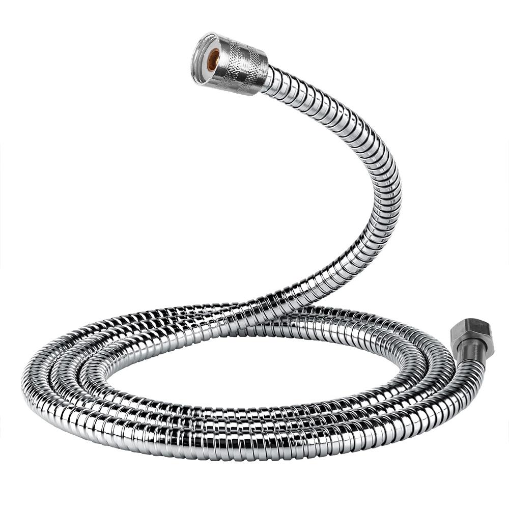 Shower Hose 3m/2m/1.5m Extra Long Stainless Steel Handheld Flexible Water Hose with Insert & Nut Flexible Bathroom Plumbing Pipe