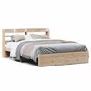 VidaXL Bed Frames with Headboard 160x200 Cm Solid Pine Wood, Bed, Solid Wood Bed Frame, Bedroom Furniture At 3306740