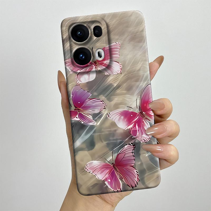 For OPPO Reno 13 Pro CPH2697 Coque Reno 13Pro 5G Soft Silicone Phone Case Sweet Painted Cartoon Bumper Funda Printed Back Cover