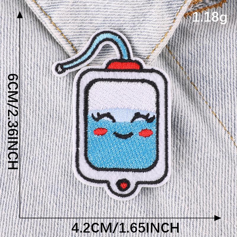 Вышитый бейдж и нашивка на одежду - легко вытягиваемая пряжка для врачей и медсестер