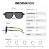Fashion Leopard Sun Glasses UV400 Eyewear Sunglasses Double Bridge Women's Sunglasses Street Wear Shades Men's Shades