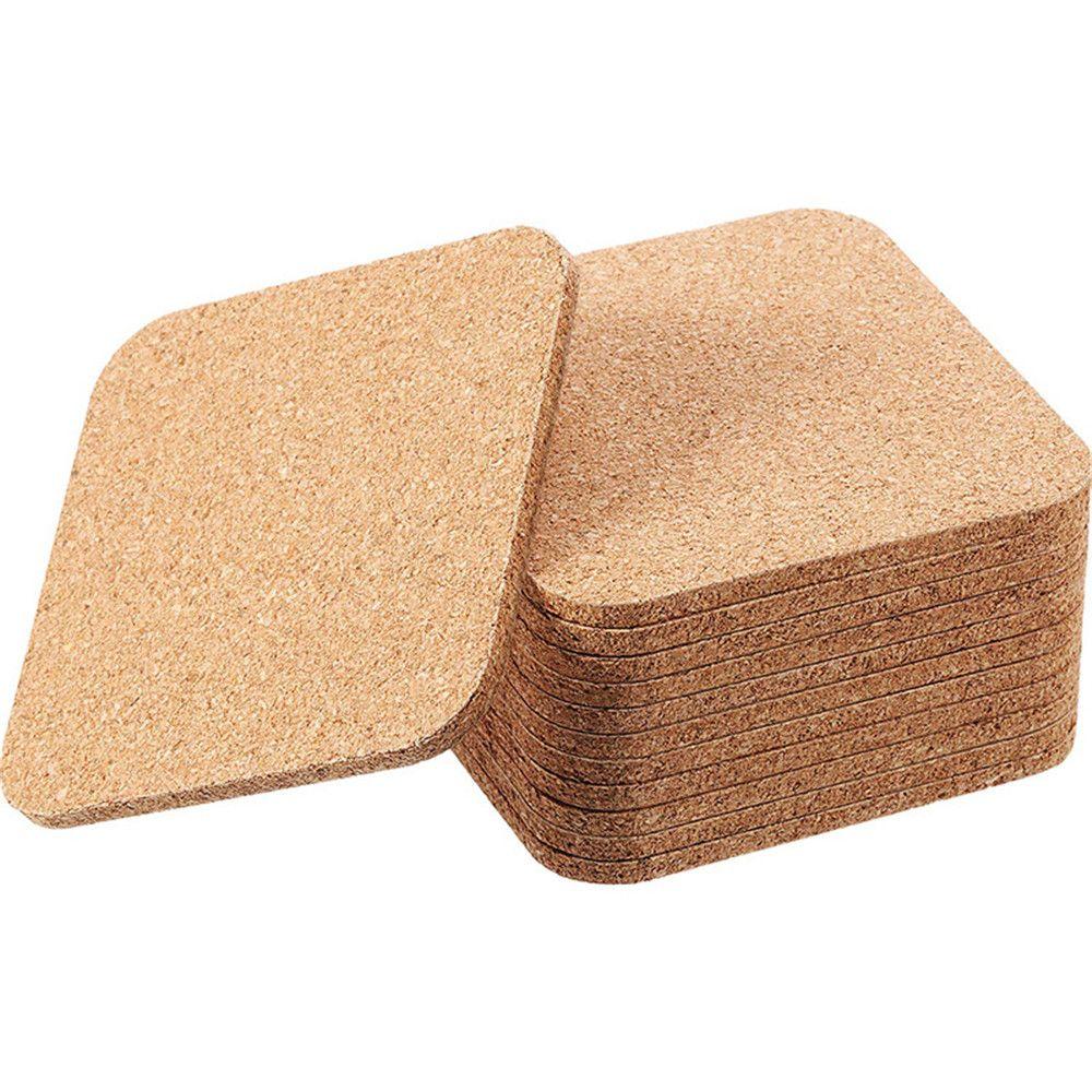 Resisten Absorbent Coaster Non-slip Cup Costers Drink Coasters Cup Mat Cup Mat Pad Wooden Cup Mat