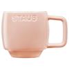 Кружка staub XS светло-розовая керамическая кружка для эспрессо, керамика, безопасная для использования в микроволновой печи, японская керамическая штабелируемая кружка Citron "Stacking 100ml" [Авторизованный продукт]