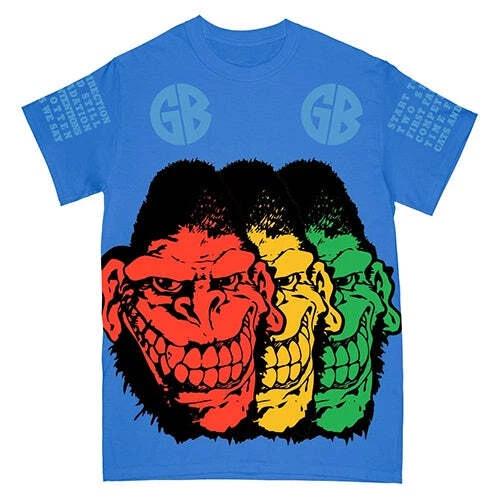 Новая футболка Gorilla Biscuits "Gorilla Three Ways"