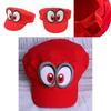 Super Mario Odyssey Hat Unisex Red Baseball Cap Cosplay Costume Accessory For Adults And Kids