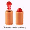 Кольцо-спиннер-стрелок, игрушка-фиджет с 10 мягкими пулями и 2 гильзами