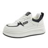 Spring 2024 New Thick-soled Little White Shoes Women's Korean Version Versatile Muffin and Casual Shoes Lace-up Student Women's Board Shoes