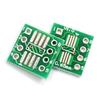 SOP8 SMD to DIP Adapter Board with SSOP8/TSSOP8 Compatibility, 0.65/1.27mm Pitch, Includes Pin Headers