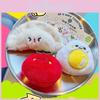 Dumpling Delightful Plush Keychain With Variety Of Colors Beef Shrimp Pork Tomato