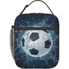 Сумка для ланча с принтом футбольного мяча на воде, термоизолированная сумка-холодильник для ланча для работы в офисе