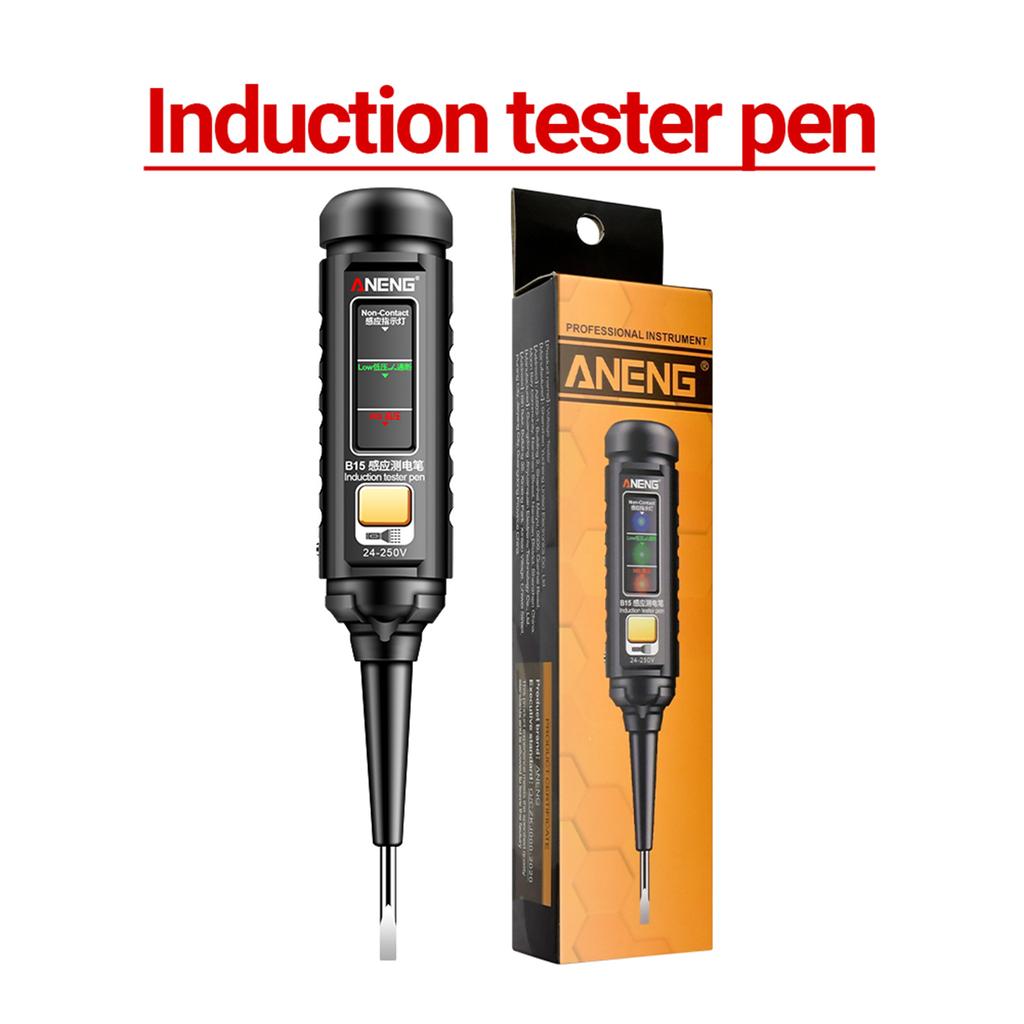Aneng B15 Индукционный тестер Ручка Подсветка Цветной Свет Профессиональный Электрик Определение Напряжения Переменного Тока