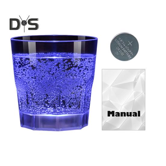 1/6 шт. светящиеся стопки со светодиодной подсветкой, бокалы для виски для вечеринки, светящиеся в темноте стопки, многоразовая посуда для напитков на день рождения, Рождество, свадьбу