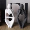 DIY Thinker Статуя Силиконовая Форма 3D Nordic Art Абстрактное Человеческое Тело Гипсовый Орнамент Форма Эпоксидная Смола Ручная Работа Форма Домашний Декор