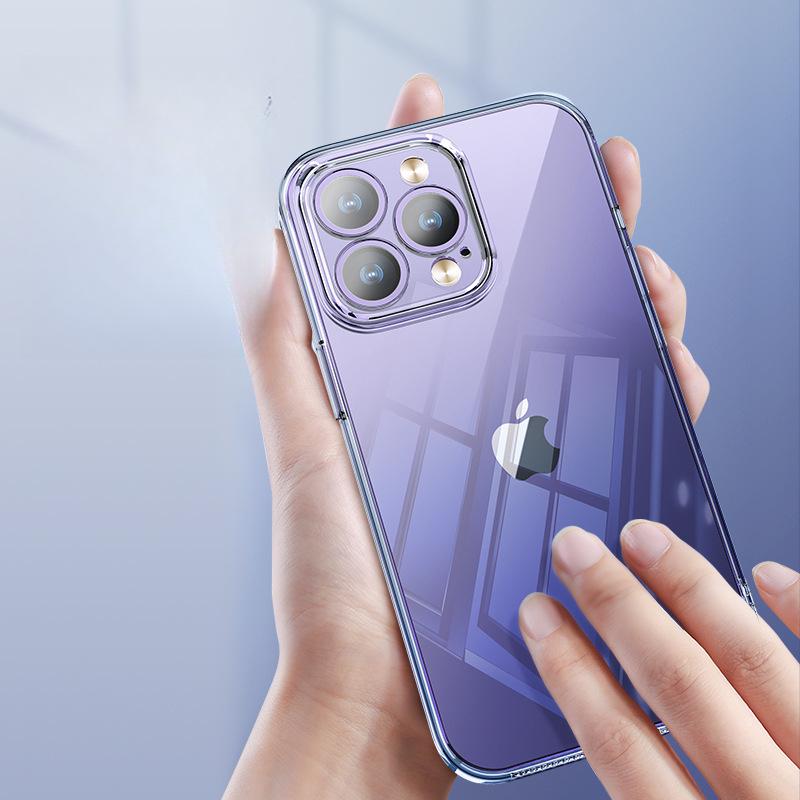 Apple 16 Mobile Phone Case IPhone 15 Transparent Soft Shell 14 Four Corner Anti-fall Ultra-thin 13pro12 Protective Case Anti-fall