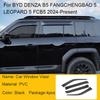 Водонепроницаемые автомобильные тенты-навесы для BYD DENZA B5 FCB 5 LEAPARD 5 2024-Настоящее время LHD RHD Козырьки от дождя для окон Автоаксессуары