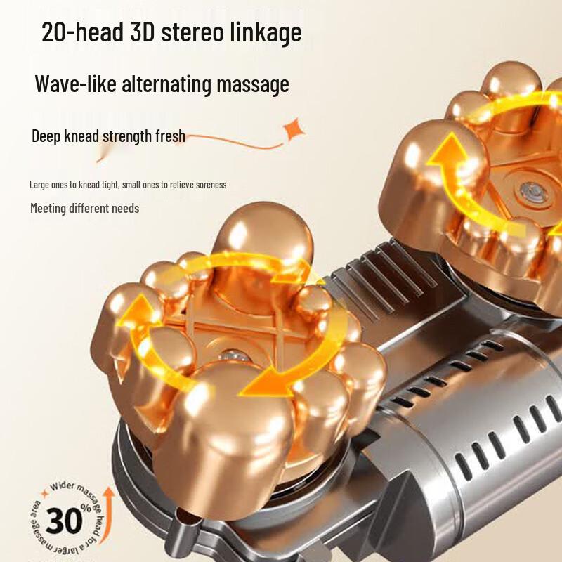 AUX Deep Kneading Neck and Shoulder Massager CN plug (adapter included)