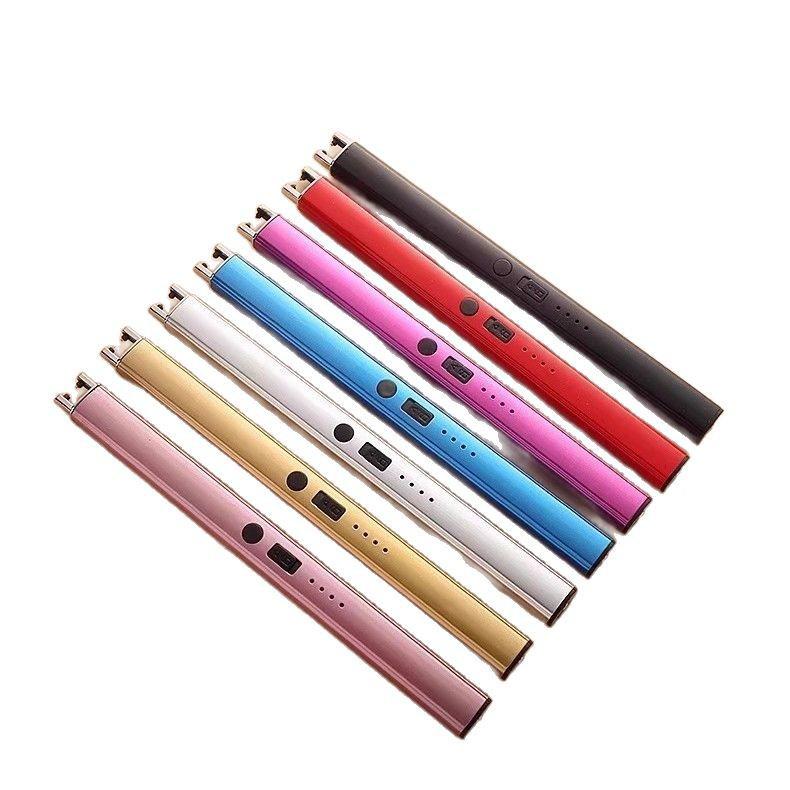 Перезаряжаемая зажигалка для ароматических свечей с длинной ручкой – Электронная импульсная удлиненная зажигалка для газовых плит