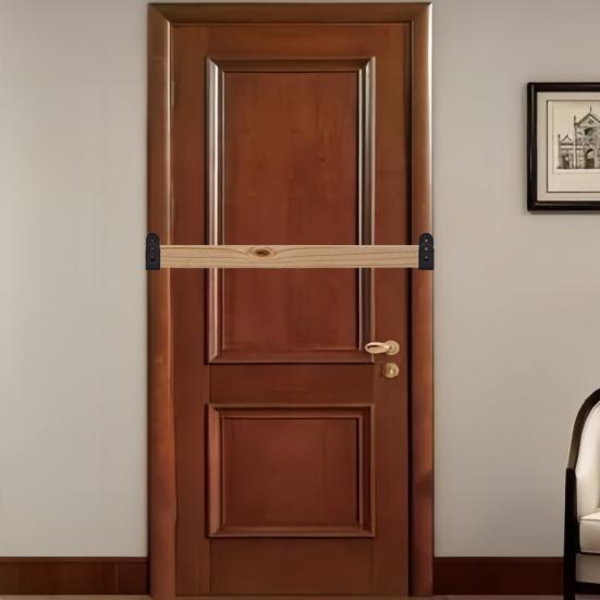 2/4 шт. U-образные дверные кронштейны, высокая прочность, устойчивость к коррозии, простота установки, безопасность