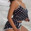Women's Kawaii Backless Cooling Pajama Set Sexy Top & Shorts Suits Lady Comfortable Breathable Sleepwear Y2k