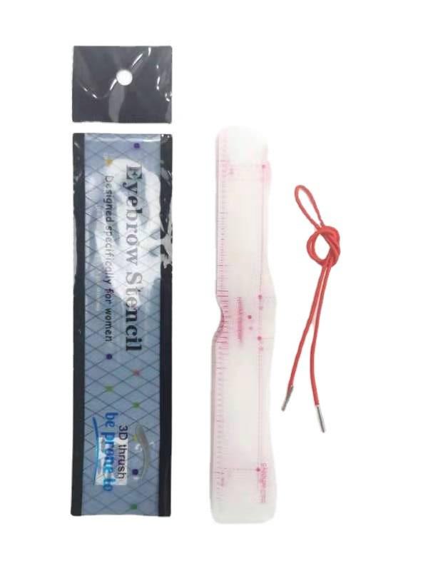 «Инструмент для рисования бровей для начинающих»: Силиконовая цельная карточка с креплением на голову с 12 стилями"