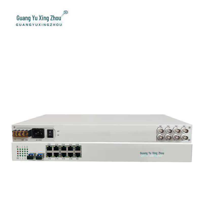4E1 8FE PDH Fiber Optic Multiplexer