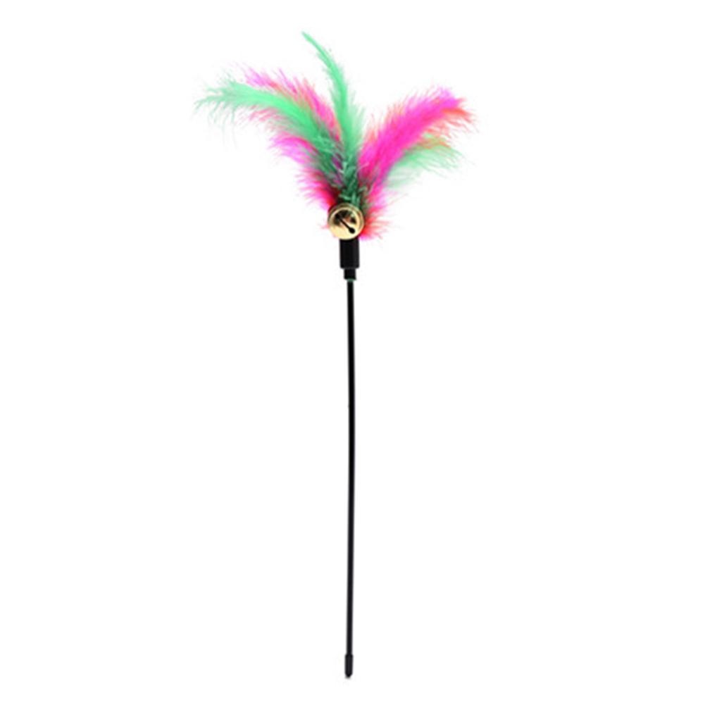 Забавный котенок-палочка, колокольчик, палочка-дразнилка для домашних животных, играющая обучающая игрушка